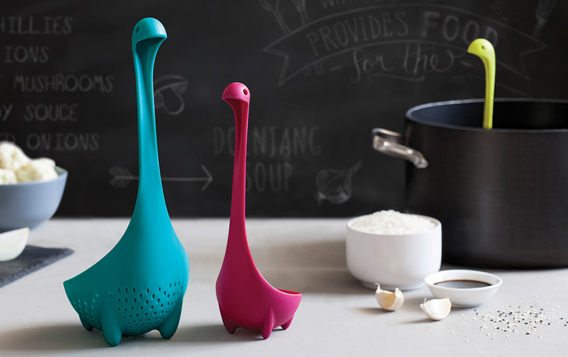 Illustration for article titled Aww, There's a Colander Spoon Version of That Adorable Loch Ness Ladle